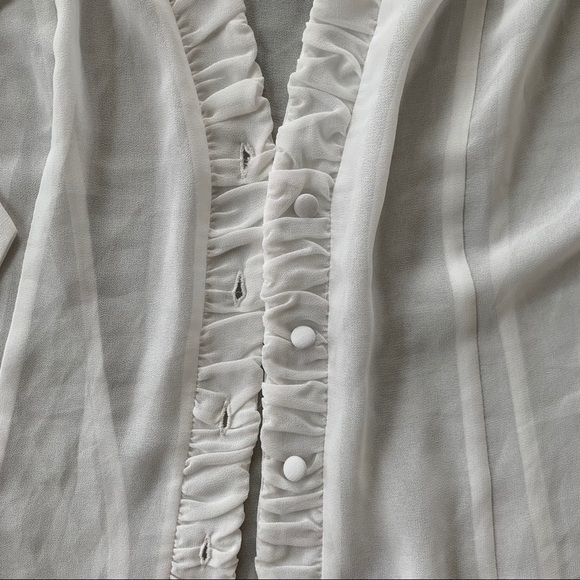 SOLD❤️‍🔥 La Simone Neck Tie Blouse 👚 - Picture 5 of 6